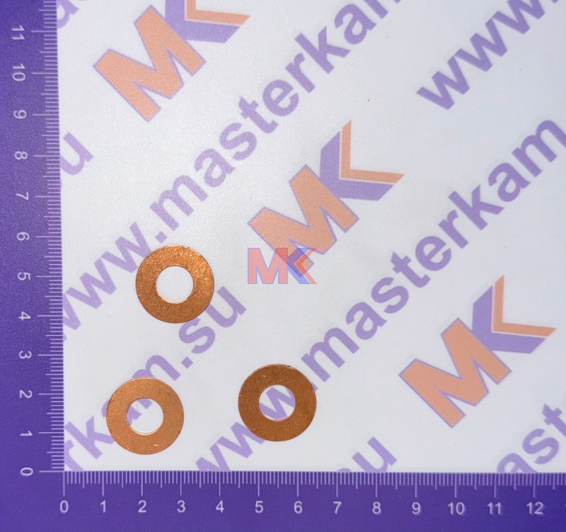 Шайба медная под форсунку ЯМЗ-650,651 d=9х20х1мм