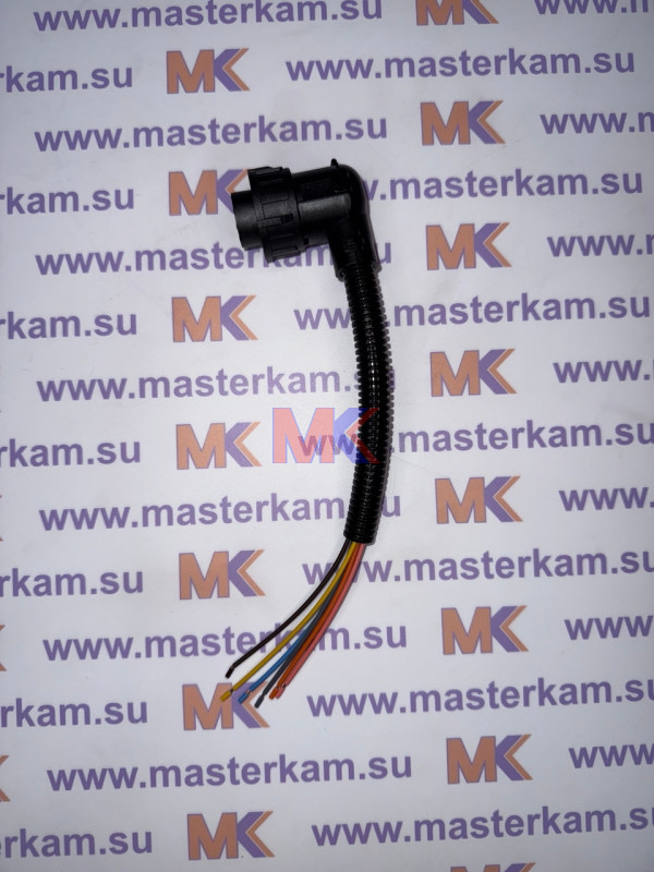 Штекер заднего фонаря угловой 6 контактов байонет