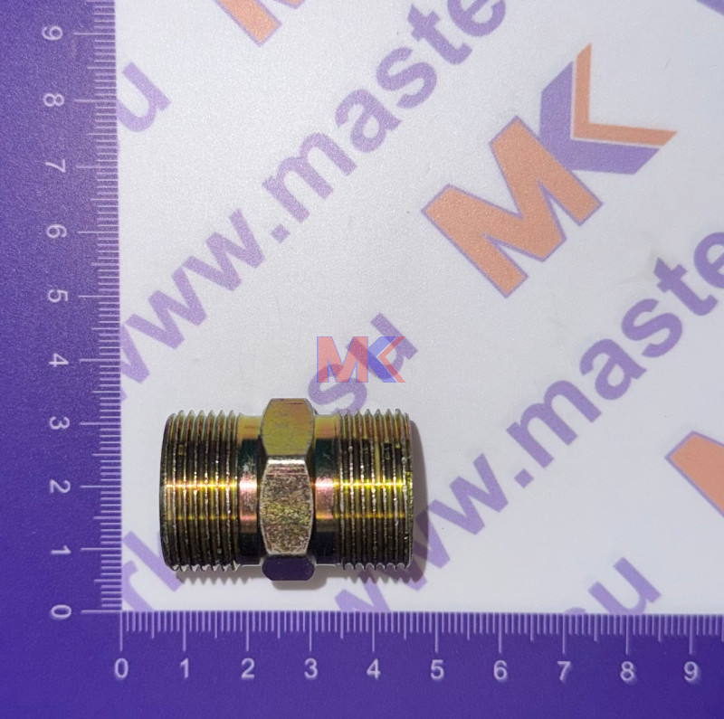 Штуцер (переходник) для удлинения РДВ М24*М24 L=46