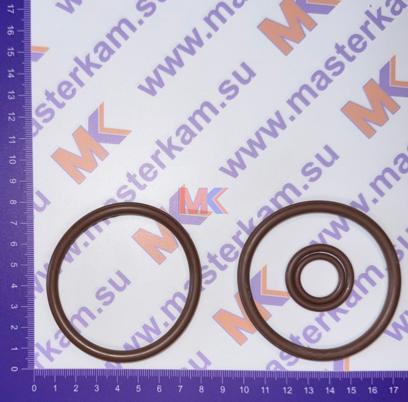 Р/к колец пневмоцилиндра КПП Китай (силикон)из 4-х
