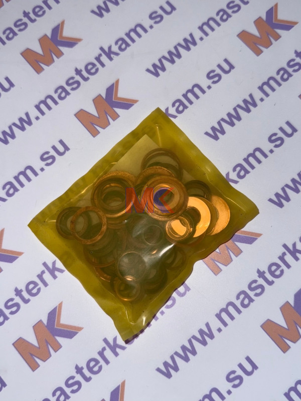 Р/к медных шайб на двигатель (84 шт,завод)